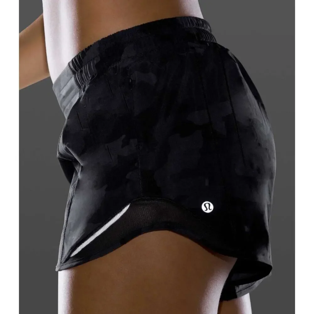 6442 Lululemon Hotty Hot Short II *Long 4" Heritage 365 Camo Deep Coal Sz 6 *LVD - Picture 3 of 7